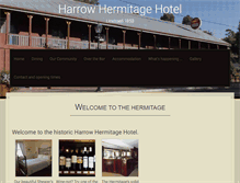 Tablet Screenshot of hermitagehotelharrow.com